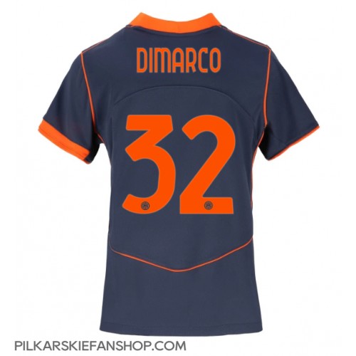 Koszulka piłkarska Inter Milan Federico Dimarco #32 Strój Trzeci dla kobiety 2025-26 tanio Krótki Rękaw Koszulka piłkarska Inter Milan Federico Dimarco #32 Strój Trzeci dla kobiety 2025-26 tanio Krótki Rękaw